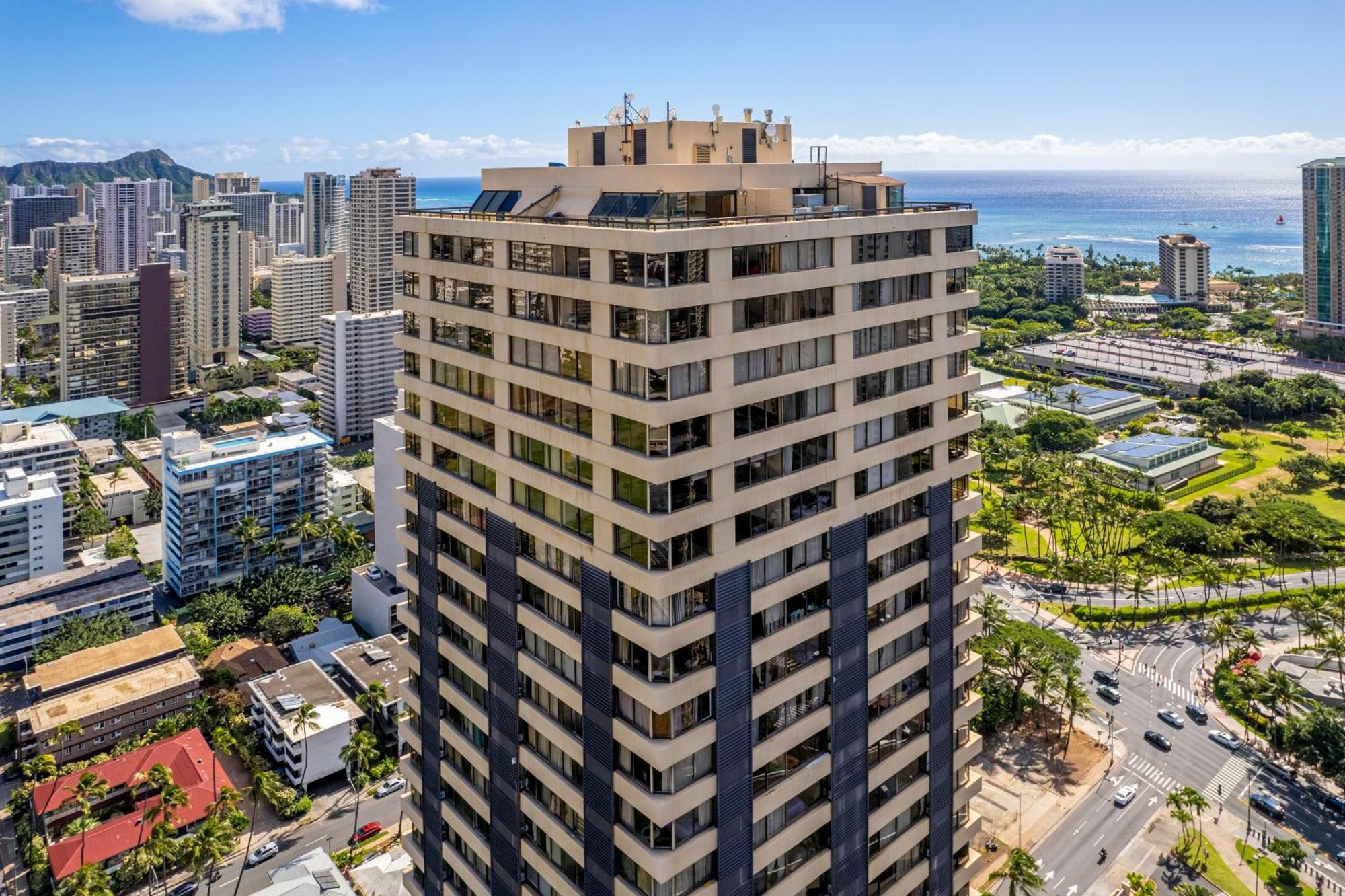 شقة Hawaiian Monarch Penthouse 402 هونولولو المظهر الخارجي الصورة