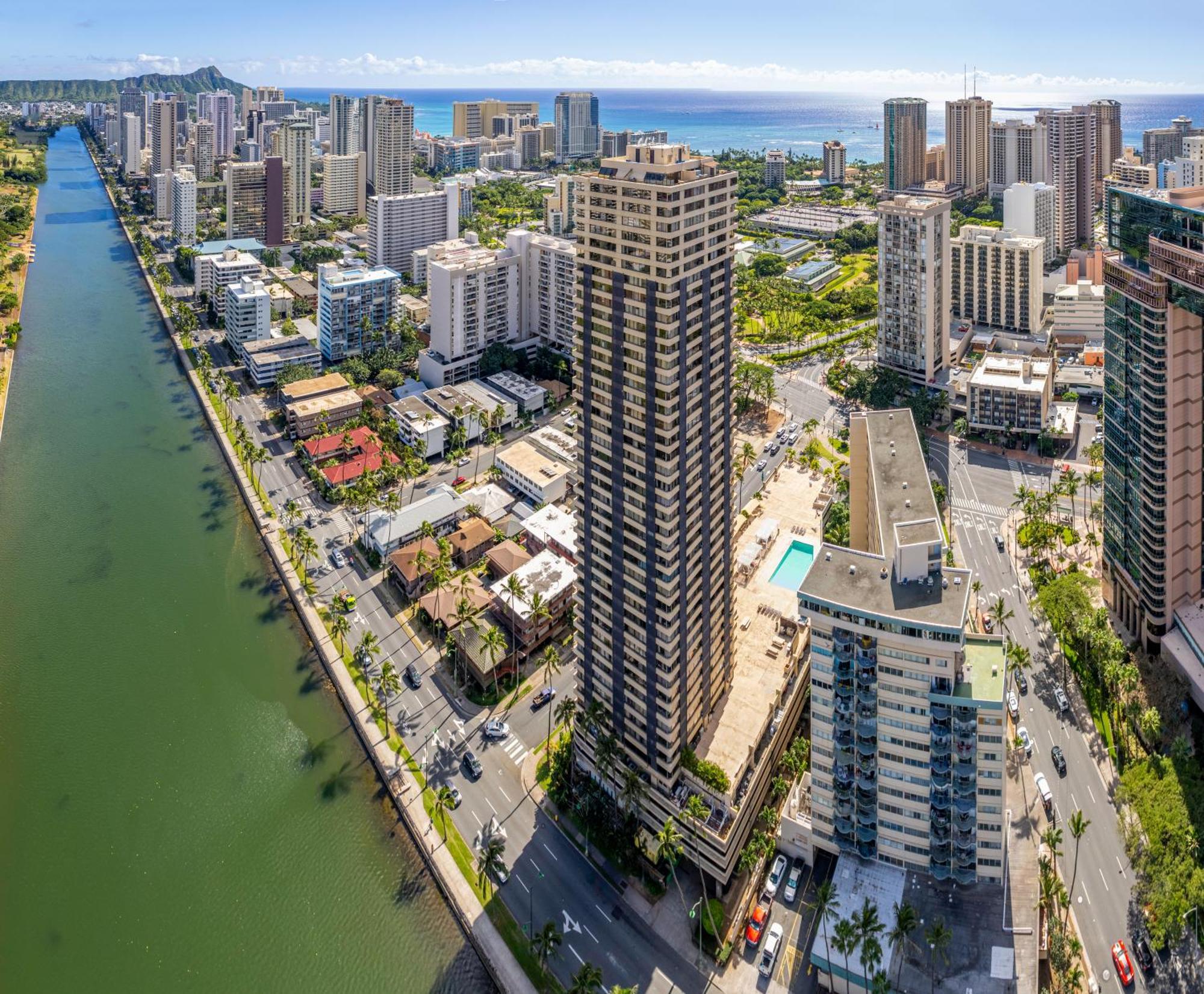 شقة Hawaiian Monarch Penthouse 402 هونولولو المظهر الخارجي الصورة